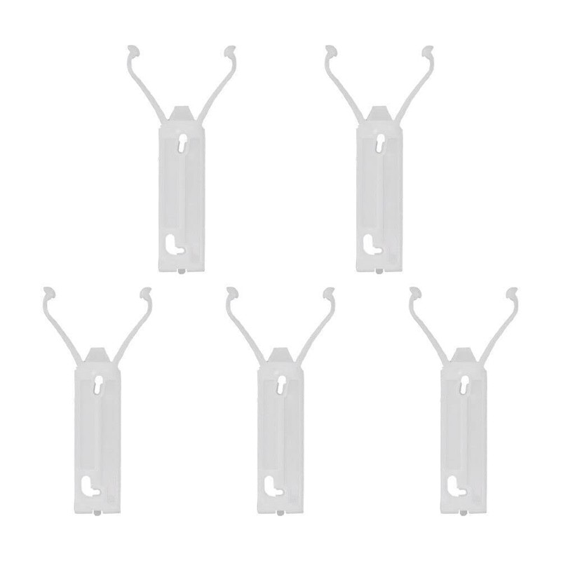 TEAMWILL 10pcs Wide Chrome Fender Door Quarter Trim Molding Clip
