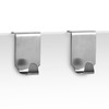 Zeller 24856 Towel Hooks for Cupboard Door Set of 2