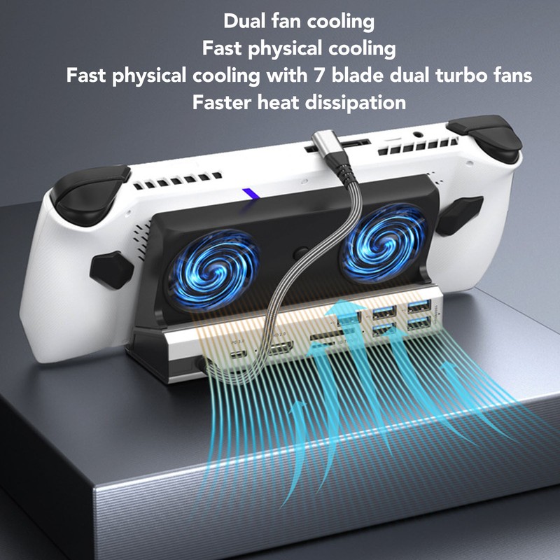 for Steam Deck Docking Station 10 in 1 for Rog