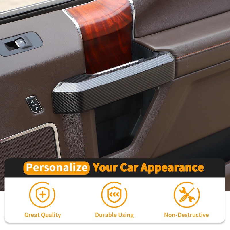 Hoolcar Inner Door Handle Cover Interior Door Handle Cover Trim