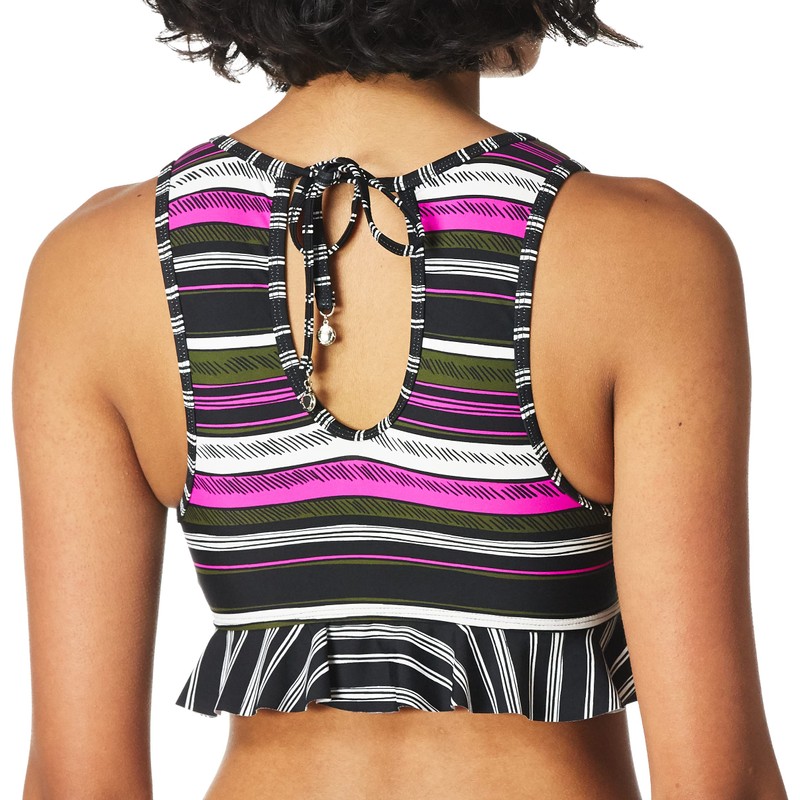 Anne Cole - Bikini de Cuello Alto para Mujer, Sketchbook