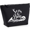 Hippowarehouse Seas the Day printed make up cosmetic wash bag