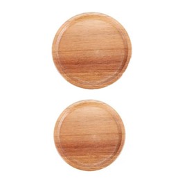 2 Pcs Regular Mouth Wooden Storage Lids Set, 72mm 90mm Wood Ball Regular Mouth Lids Reusable Mason Jar Lids for Ball Mouth