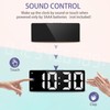 OQIMAX Digital Alarm Clock LED Display Alarm Clock Bedroom Electronic