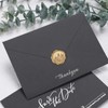 UNIQOOO Wildflower Wax Seal Stickers - Floral Wedding Invitation Envelope