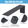 WEKIS 10 Inch Countertop Support Bracket, 3 Pack Solid Iron