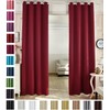Woltu #488 Opaque Blackout Curtain with Eyelets, Light Heavy Curtain,