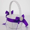 VATIN Double Face Bright Purple Satin Ribbon 1" Continuous 25