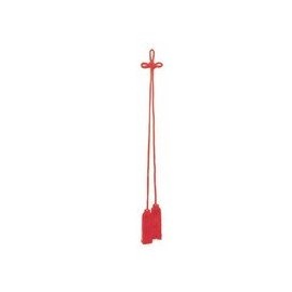Fukui Metal Crafts F-0108 Round Frame Tassel, Red
