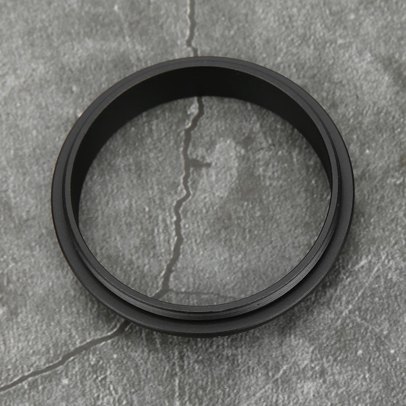 M48‑M48 Male to Male Adapter Ring Aluminium Alloy Black 48mm