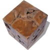 SKM Stool Solid Teak Wood-3472