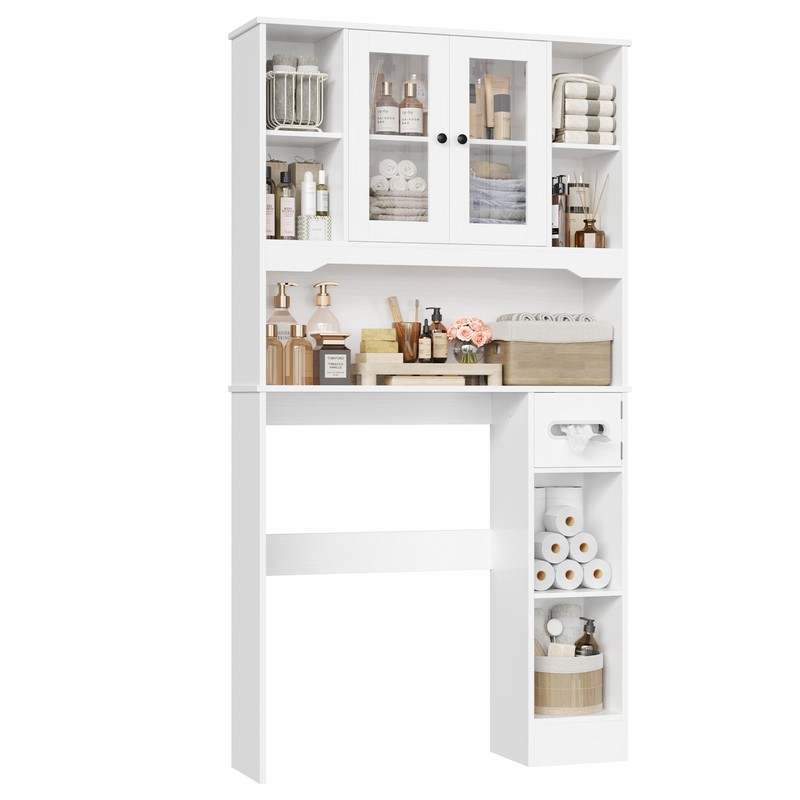 FACBOTALL Over The Toilet Storage Cabinet, Over Toilet Bathroom Organizer