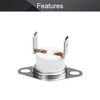 Fielect - 2 termostato KSD301 de 150 °C/330 °F, normalmente