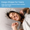 Snuggle-Pedic King Size Shredded Memory Foam Sleeping Pillow - Cooling
