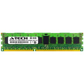 A-Tech 8GB RAM for Dell PowerEdge T320, T420, T620 Tower Servers | DDR3 1600MHz ECC-RDIMM PC3-12800 1Rx4 1.5V 240-Pin ECC Registered DIMM Server Memory Upgrade Module