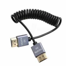 HangTon HDMI 8K 4K 60fps cable thinly wound for Atomos Shinobi Ninja V Portkeys BM5 FEELWORLD BMPCC 4K Monitor ZCAM Sony A7IV Canon Nikon Camera Type A HDMI 2.1