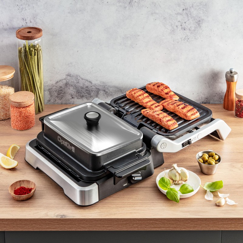 Tefal OptiGrill Accessories Stainless Steel Lid, Compatible with Tefal Baking