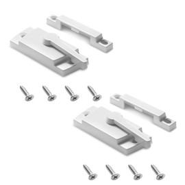 Window Sash Locks F 2554 Replacement for Prime-Line F 2554 White Window Sash Lock(2PCS)