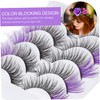 FOMIYES 5sets False Eye Lashes with Volume Beauty Eyelash Set