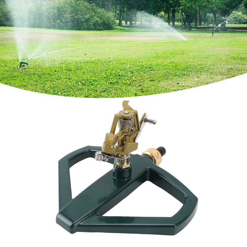 Rotating Sprinkler for Yard Lawn 360 Degree Rotation Adjustable Large