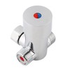 Thermostatic Mixing Valve, G1/2 Hot Cold Water Mixer Valve, Solid