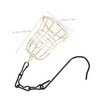 VILLFUL 2pcs Hanging Bird Feeder Kit Durable Metal Bird Feeding