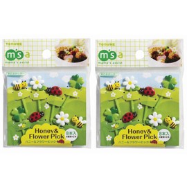 Torne Character valve Goods Pick Honey & Flower Pick, Set of 16 