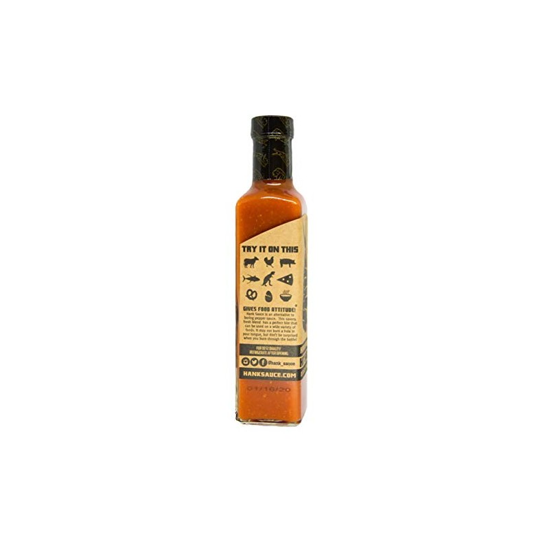 Hank Sauce Herb-Infused Hot Sauce - Versatile Hot Pepper Sauce