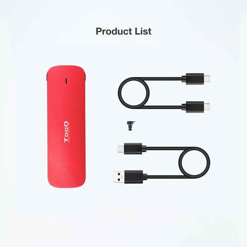 TOOQ TQE-2201R - External Enclosure for M.2 NVMe SSD -