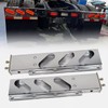 BST BSSP Pair 30'' Mud Flap Hangers Rear Oval Bar