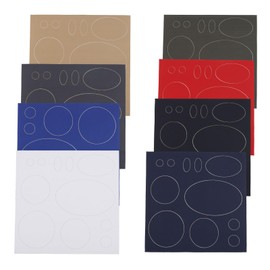 8pcs Puffer Jacket Repair Patches, Nylon Repair Self Adhesive Tape Washable Clothing Kit for Down Jackets Coats Tents Sleeping Bags Backpacks (8 Colors)