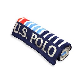 U.S. Polo Assn. Oversized (40” x 70”) Striped Nautical Design Beach Towel - Luxury Plush Cotton Hotel Quality for Bath, Pool - Vero Stripe