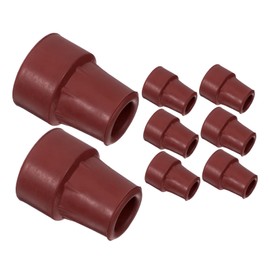 Abaodam 8pcs Rubber Tips for Hiking Poles Replacement Protector Caps for Walking Sticks Antislip Foot Pads for Enhanced Stability Comfort Outdoor Activities