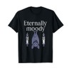 Eternally Moody Gothic Punk Bat Design T-Shirt