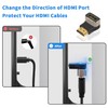 Duttek 8K HDMI 2.1 Extender Adapter, 90 Degree Upward Angle