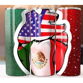 Tumbler One Heart Tumbler 20 oz Skinny Cup Mug Lid