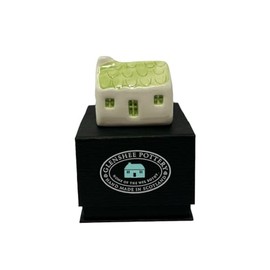 GlensheePottery Handcrafted Ceramic House Homedecor Tin Slate Roof Bothy with Rustic Walls Glen Esk Glen Clova Gift Scoltand (H 1.5" W1.9) (Glen Isla)