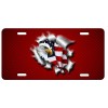 Bigg Snoopy PATRIOTIC USA FLAG EAGLE on Red Glossy Vanity