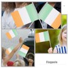 Kichvoe 100pcs Flag Poles for Handheld Flags Stable and Smooth
