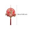 Milageto Traditional Fu Character Hanging Decor with Tassel 2025 New