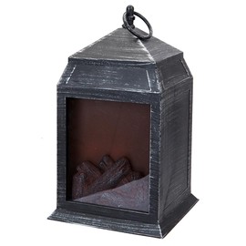 Dancing Flame Lantern | Black | H27xW16xD14cm | easylife lifestyle solutions