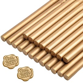 20 Sellos De Cera, Sello De Cera Para Invitaciones De Boda, Sobres Decorados, Regalos Personalizados Y Tarjetas De Fiestas, 9.8 X 0.7 X 0.7 Cm，Materiales de alta calidad