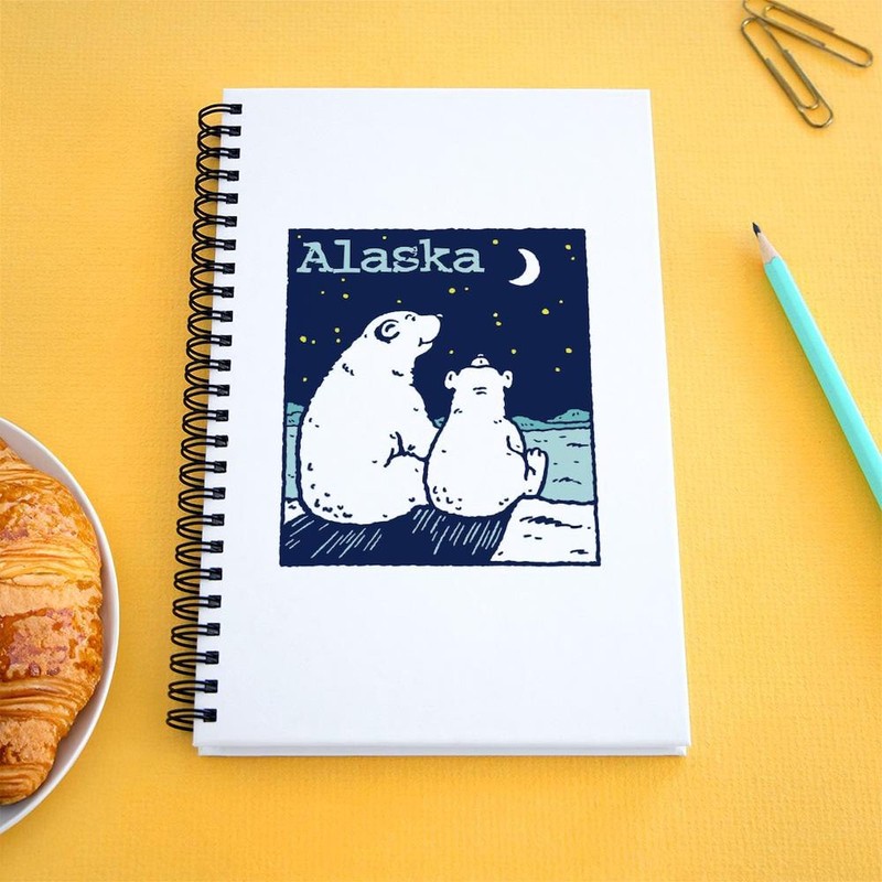 CafePress Alaska Spiral Bound Journal Notebook, Personal Diary, Graph