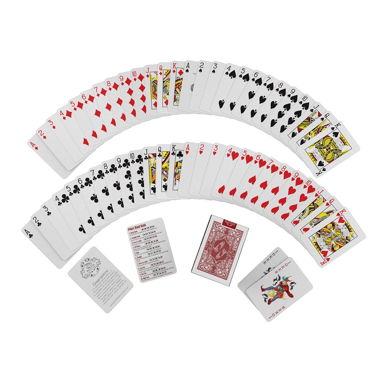Bullets Playing Cards, Waterproof Plastic Playing Cards,Bridge Size, Standard Index,