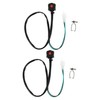 NOLITOY 2pcs Motorcycle Starter Kill Switch Button for ATV Dirt