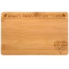 Samunshi® Wooden Board with Engraving Mama's Breakfast Board Bamboo Board
