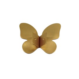Annakideya Pack of 1 Pair Solid Brass Creative Butterfly knobs Decorative Butterfly Handles for Door Wardrobe Cabinet shoebox