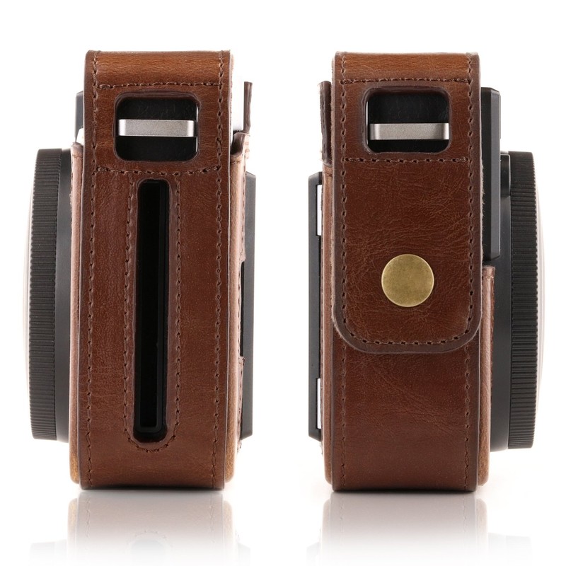 MegaGear Leather Case for Leica Sofort Instant Camera, Brown, Case
