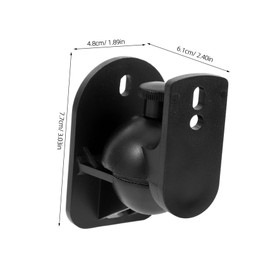 FELTECHELECTR Space-Saving Monitor Speaker Stands Wall Mount Brackets for Home Audio