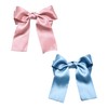 ABINECS Ribbon Barrette Hair Accessories Headdress Wedding 2 Color Set